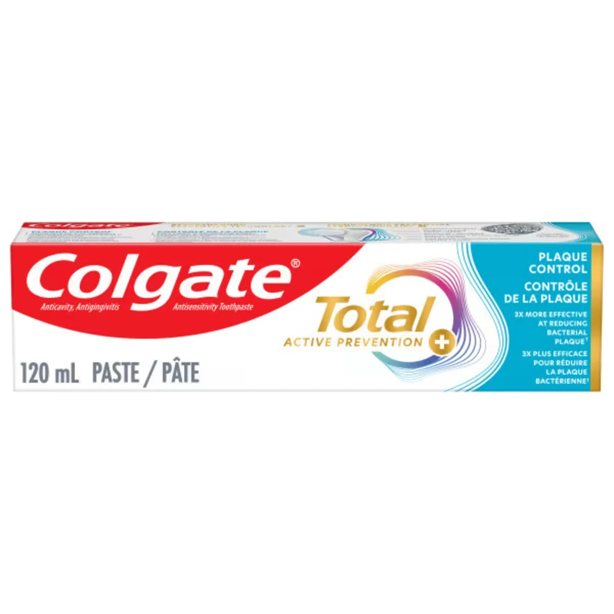 Dentifrice Total Active Prevention Lutte contre la plaque, menthe