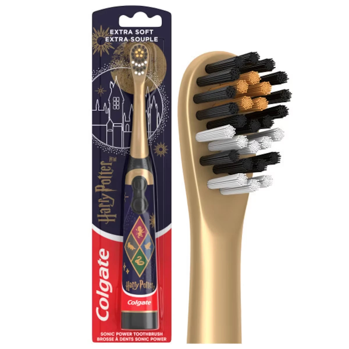 Brosse à dents à pile Harry Potter pour enfants, Extra souple