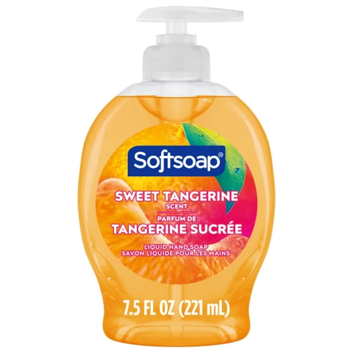 Savon liquide pour les mains, parfum de mandarine douce, flacon-pompe