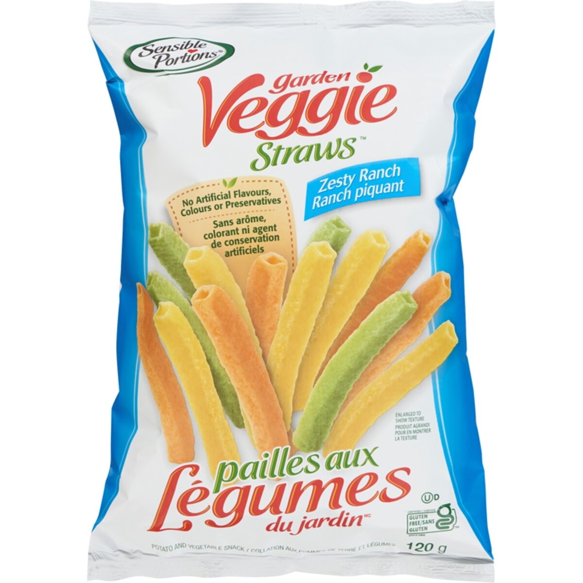 Collation aux pommes de terre et légumes ranch piquant