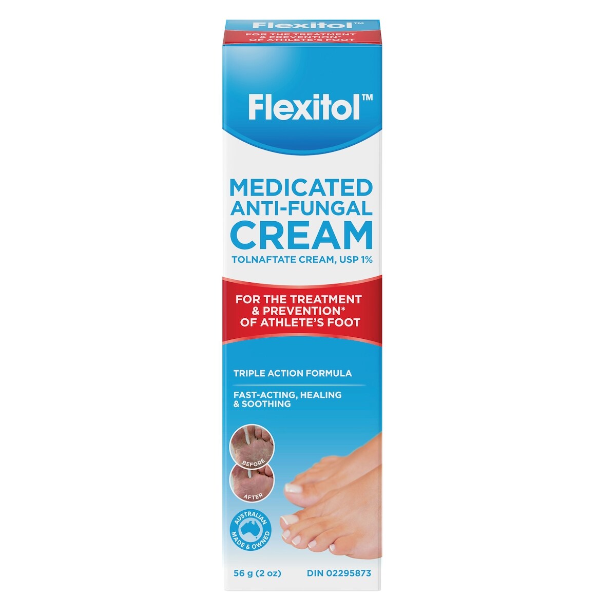 Crème médicamenteuse pour les pieds antifongique