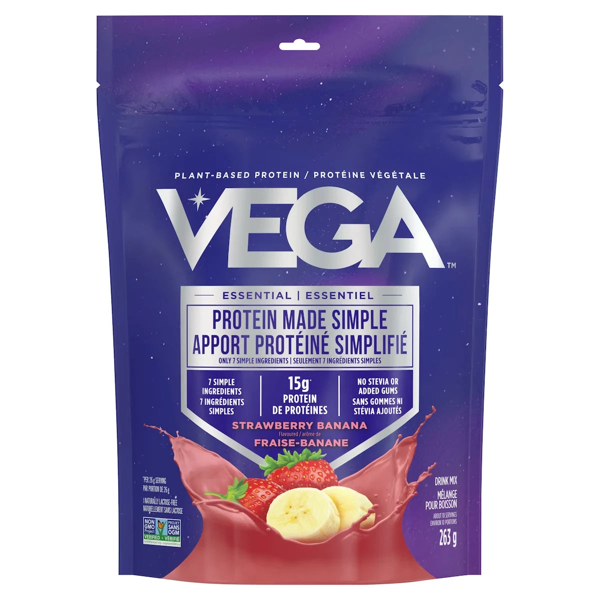 Protein Made Simple Fraises et bananes