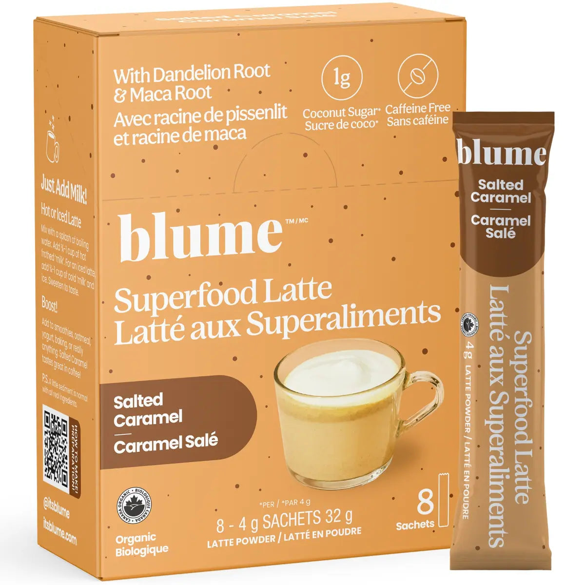 Latte avec superaliments
