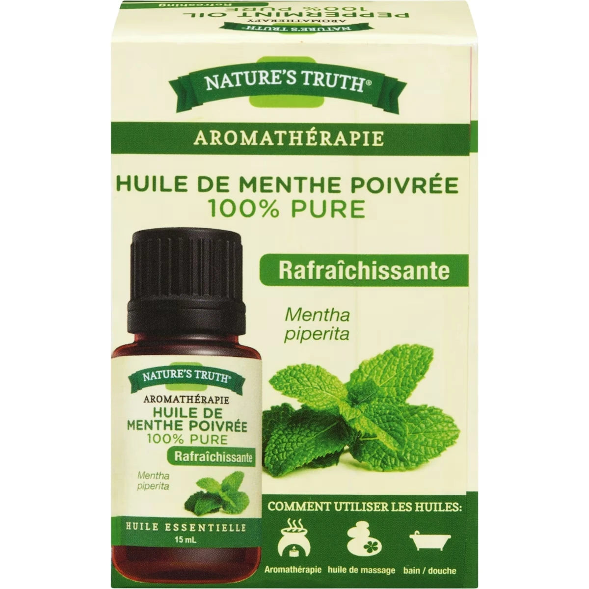 huile de menthe poivrée