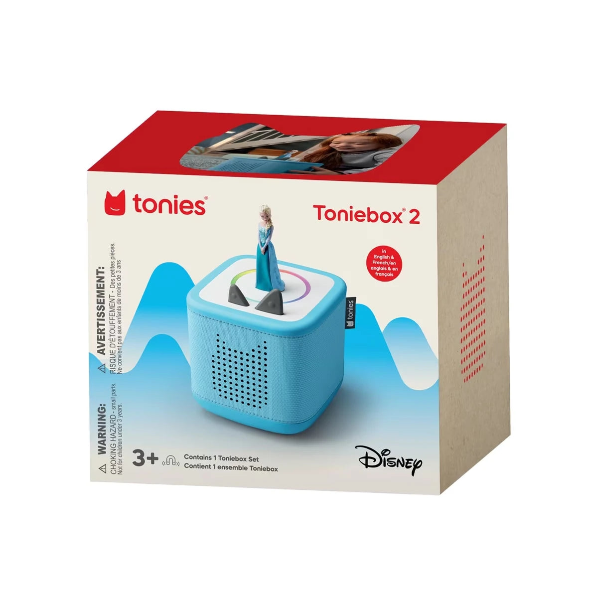 Toniebox Play + 1 IP Fig - Bleu ciel - Elsa