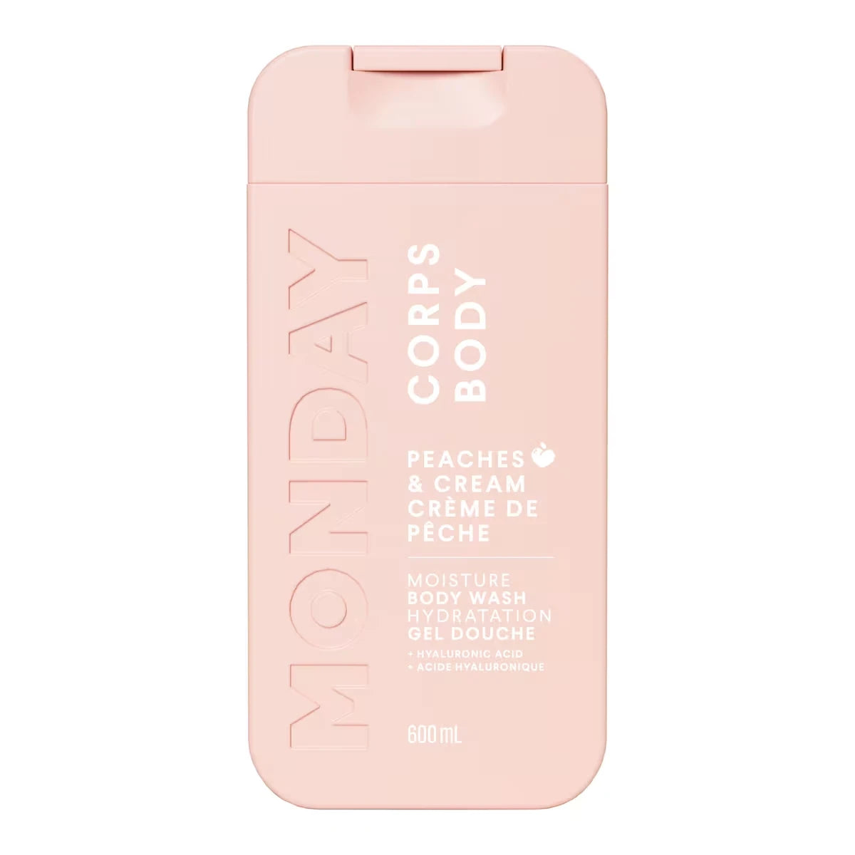 Gel douche HYDRATATION Pêches et crème, 600 mL