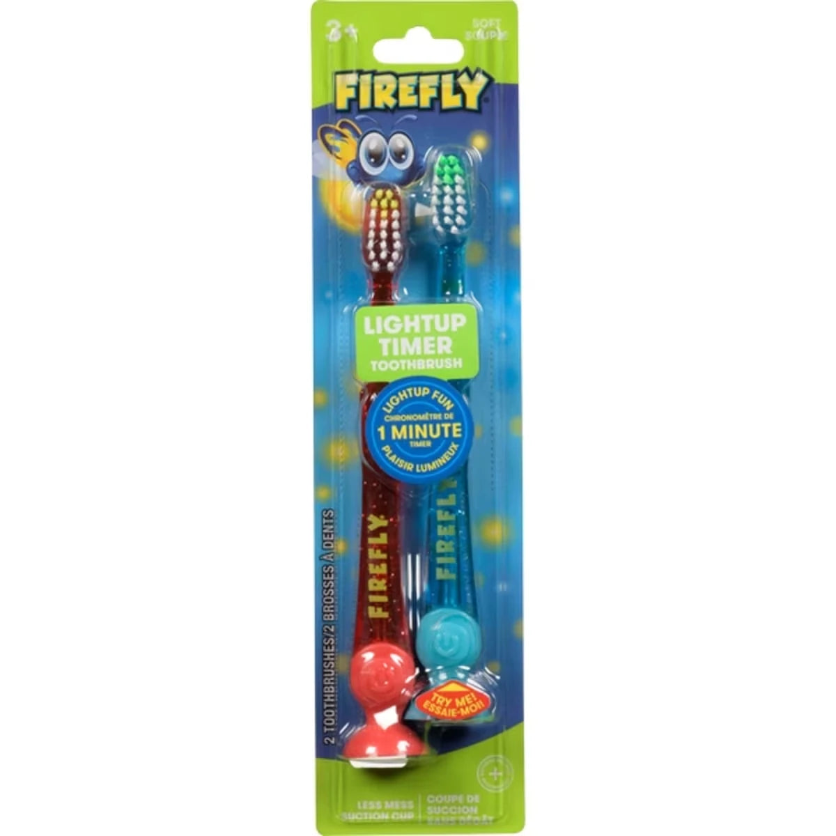 Brosse à Dents Lumineuse avec Minuterie - 2ct