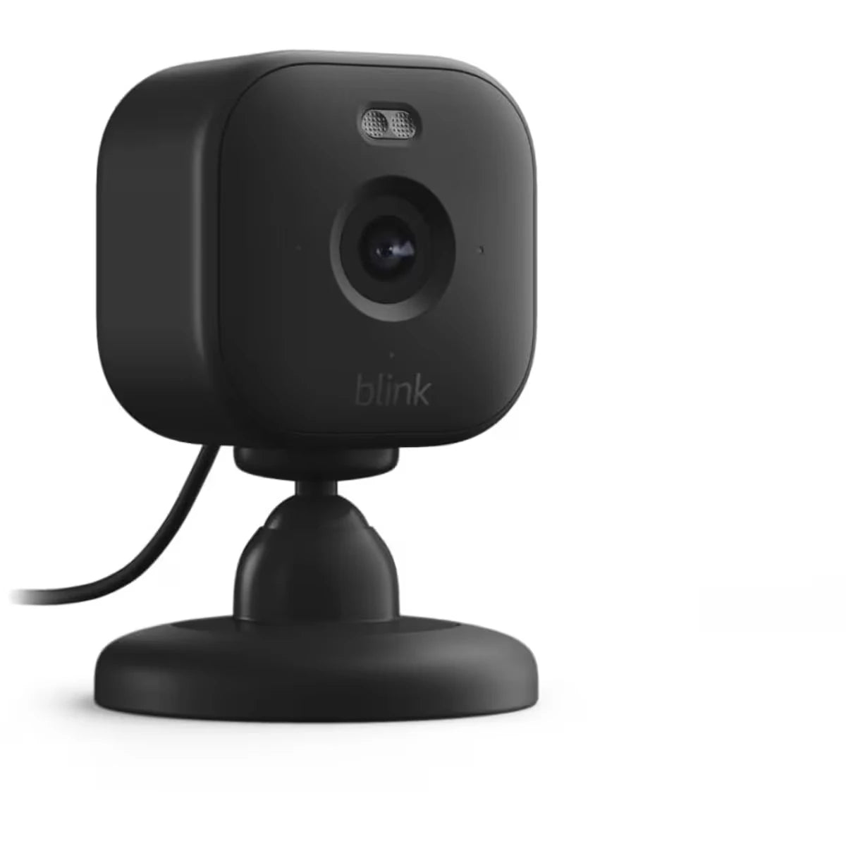 Caméra de sécurité intelligente enfichable Amazon Mini 2, nouveau modèle, noir