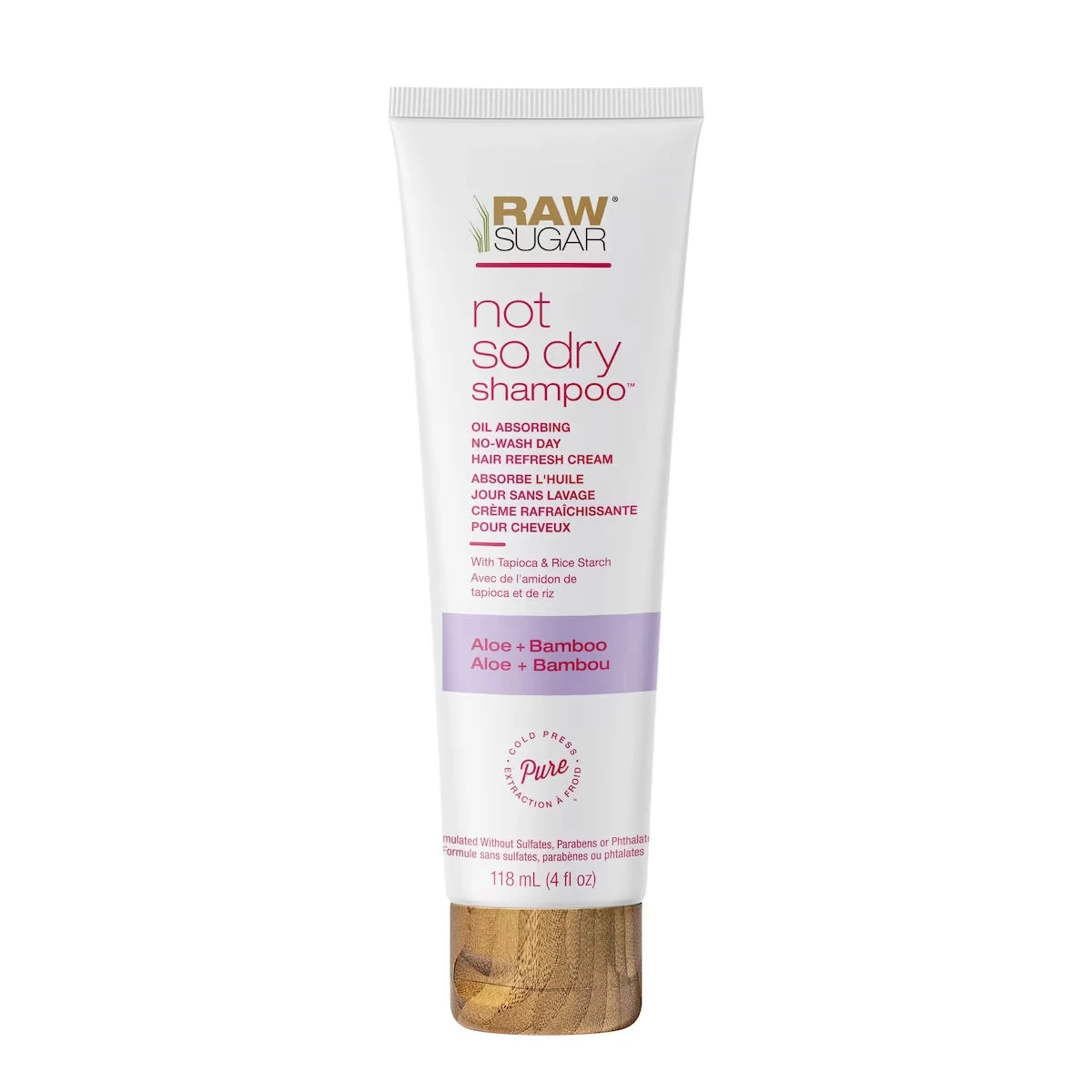 Shampoing Raw Sugar Not So Dry - Aloès + Bambou - 120 ml
