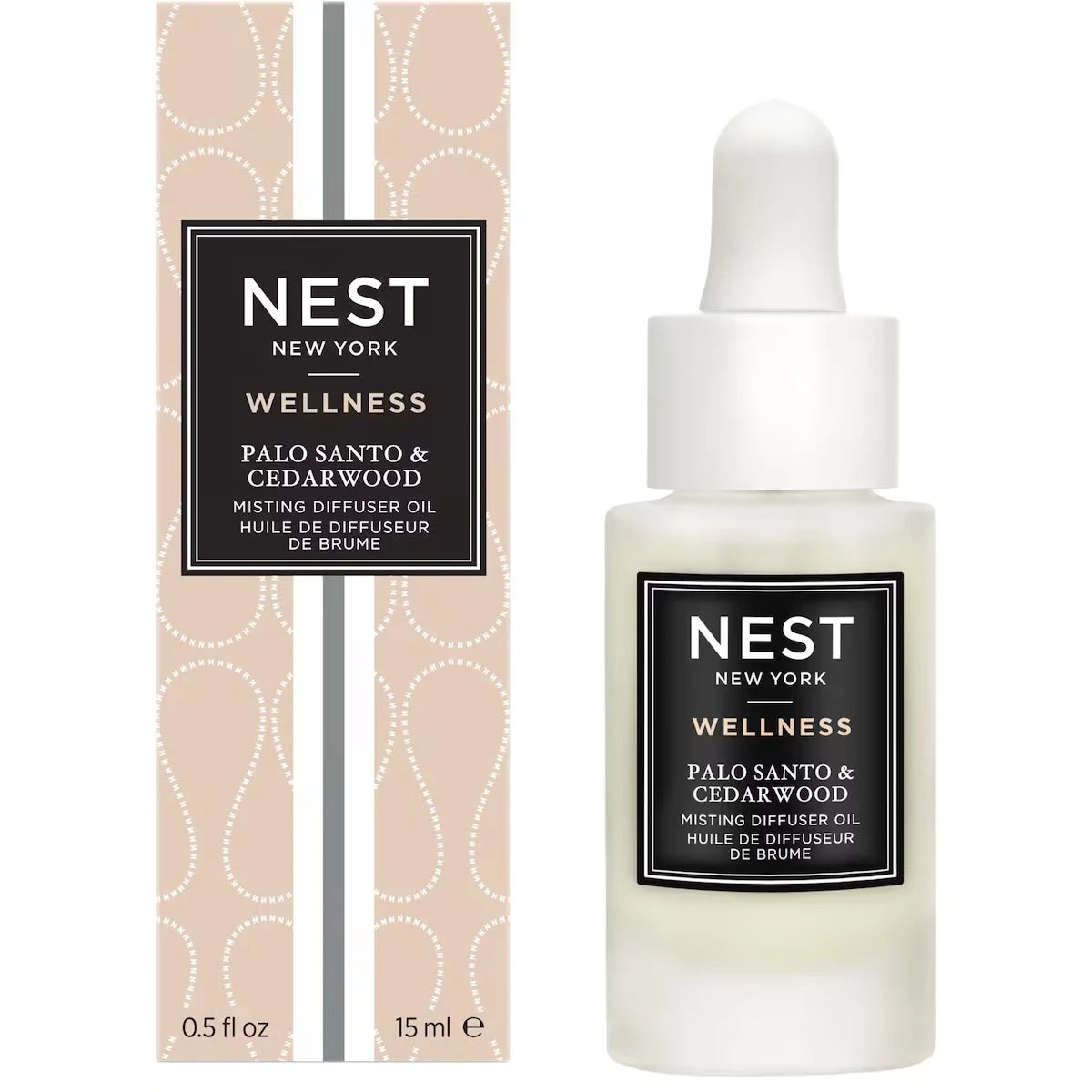 Huile de diffuseur de brume Palo Santo et bois de cèdre
