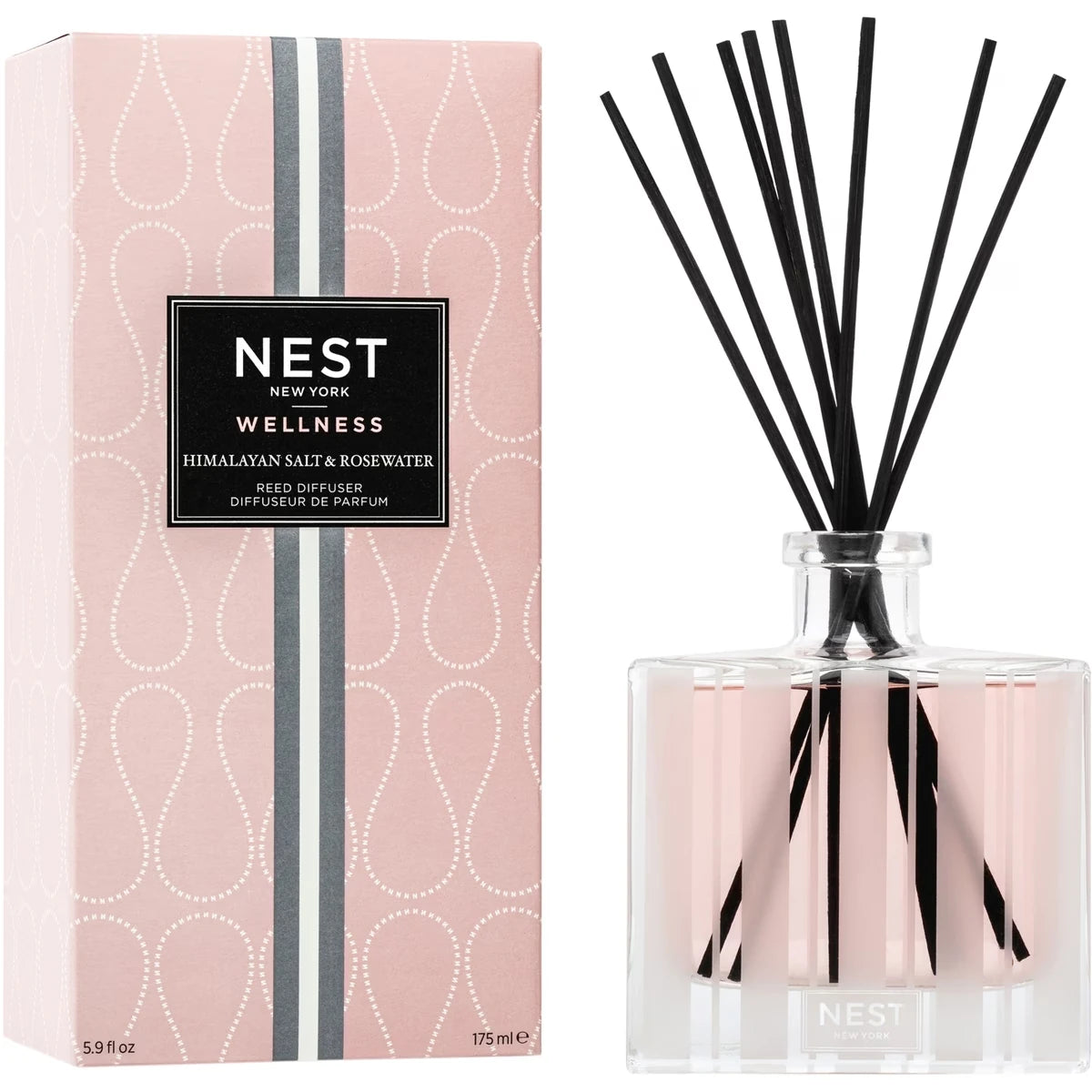 Diffuseur de parfum Sel de mer de l’Himalaya et eau de rose