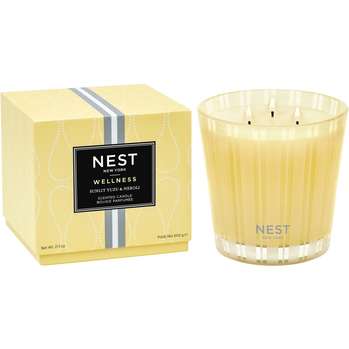 Bougie à trois mèches Sunlit Yuzu & Neroli