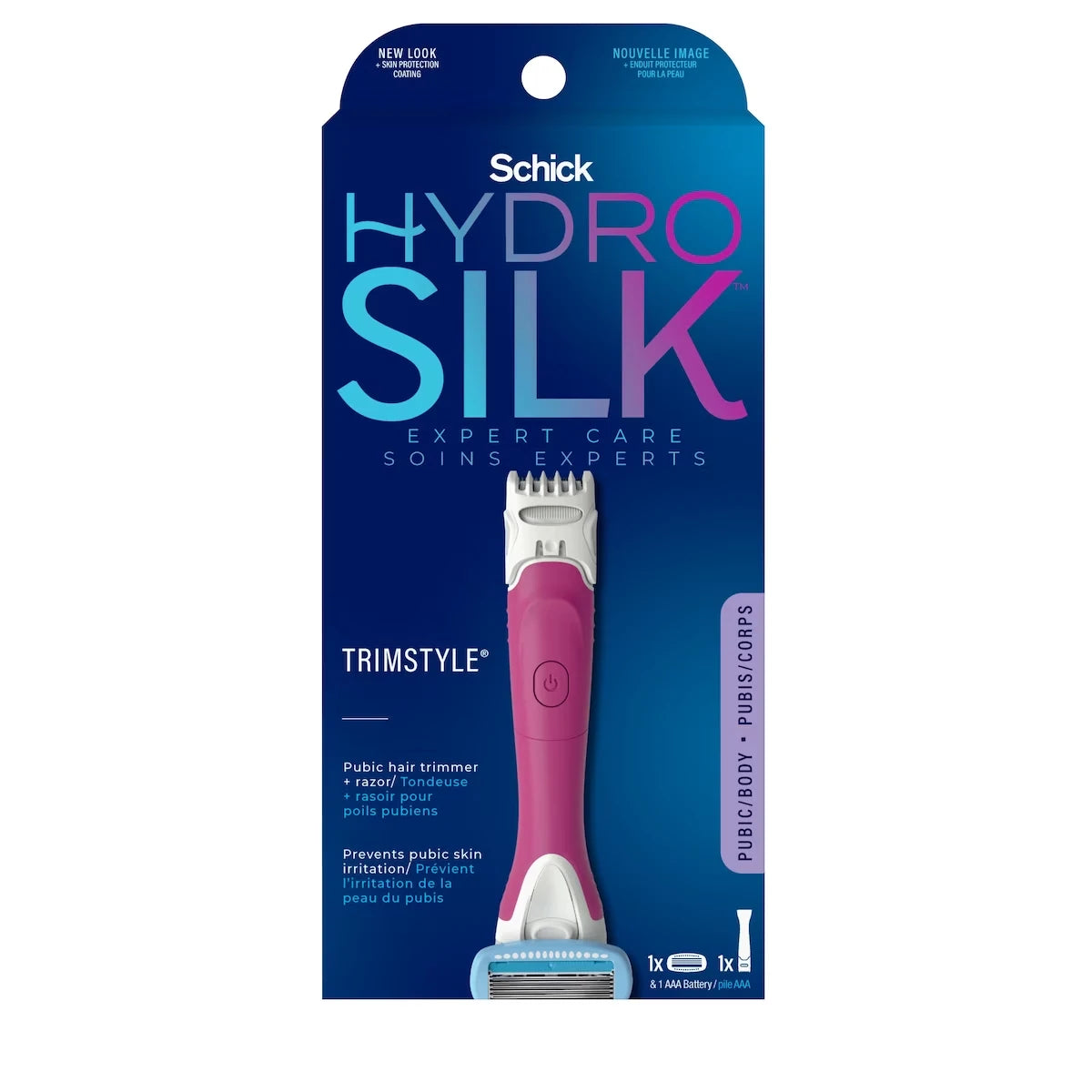 Rasoir et taille-bikini pour femmes Schick Hydro Silk TrimStyle