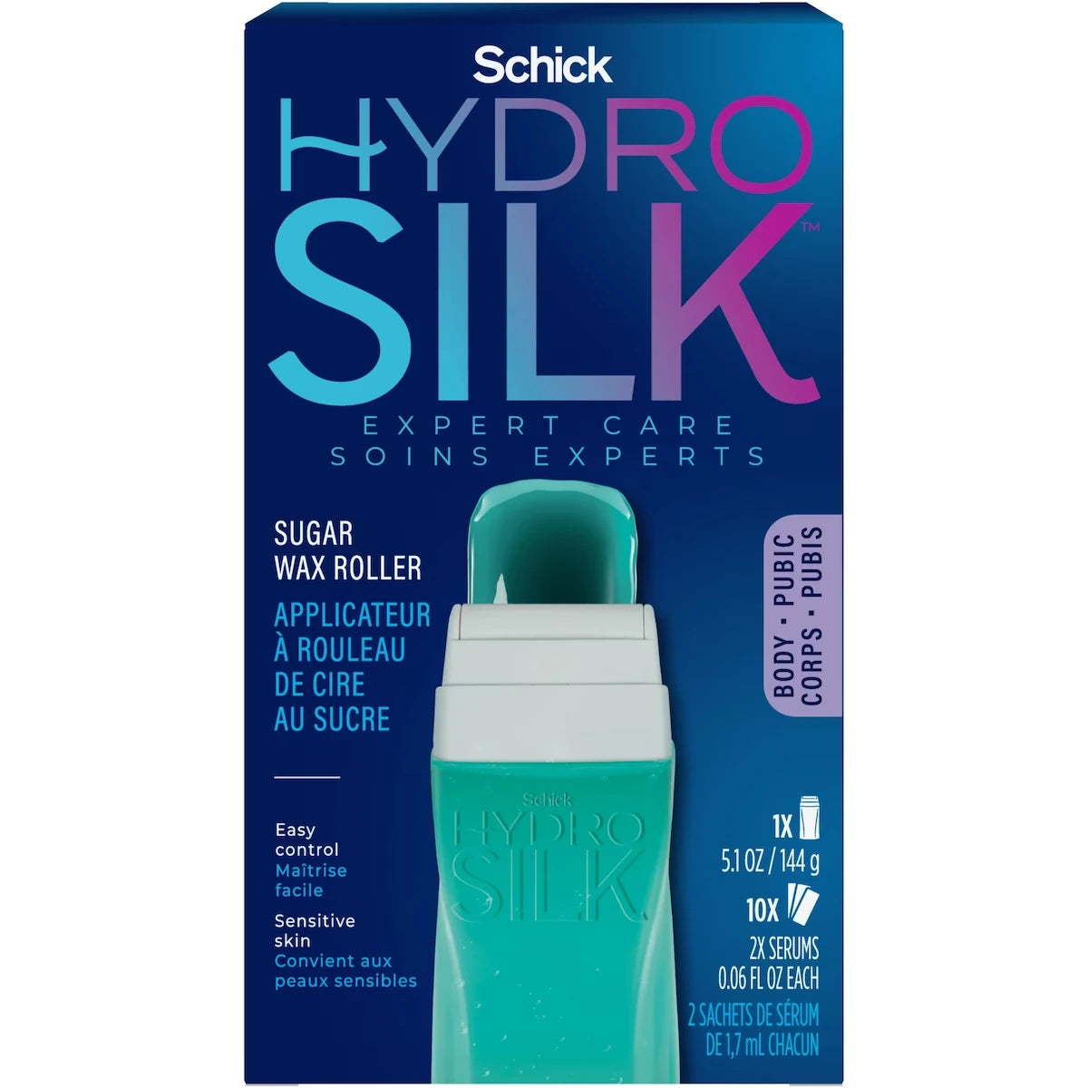 Applicateur à rouleau de cire au sucre Hydro Silk®