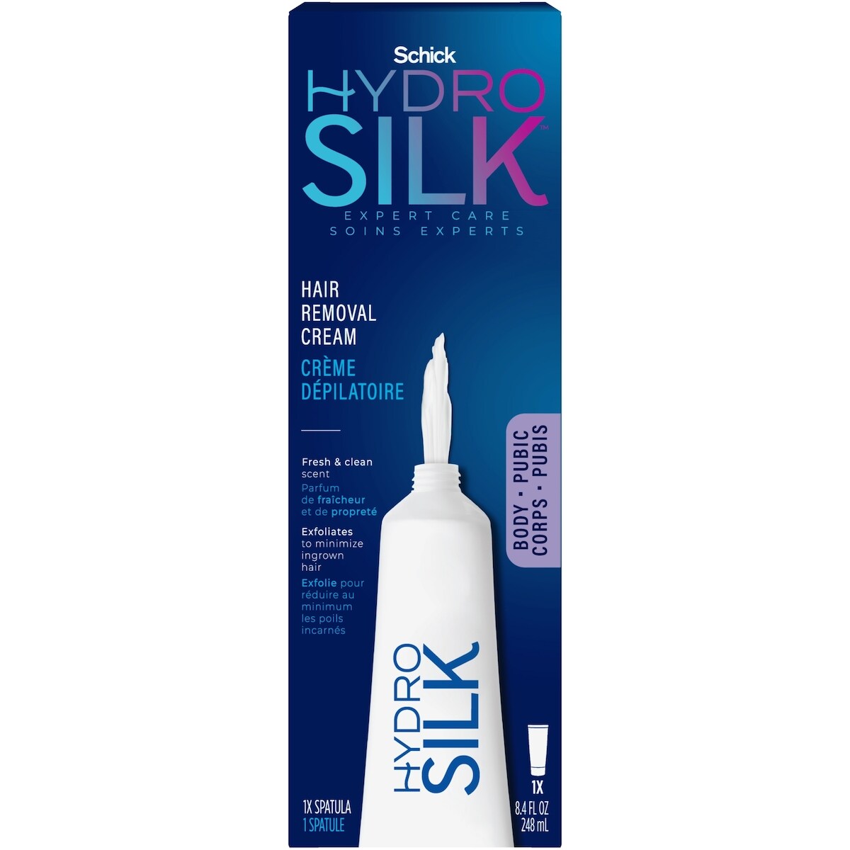 Crème dépilatoire 2-en-1 Hydro Silk®