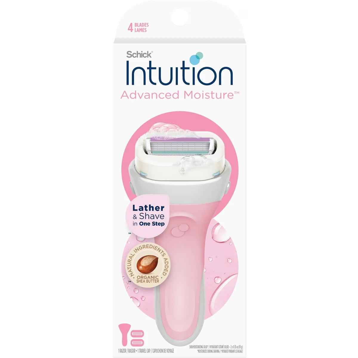 Rasoir pour femmes Schick Intuition Hydratation améliorée avec beurre de karité