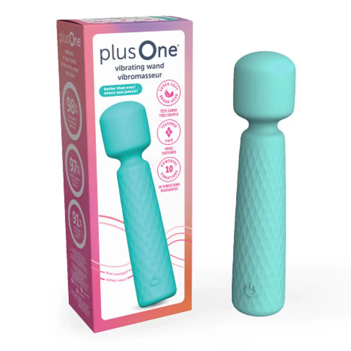 Vibromasseur lapin double pour femmes. Fabriqué en silicone pour le corps, entièrement étanche, rechargeable par USB. Double vibromasseur vibrant avec 10 réglages de vibration.