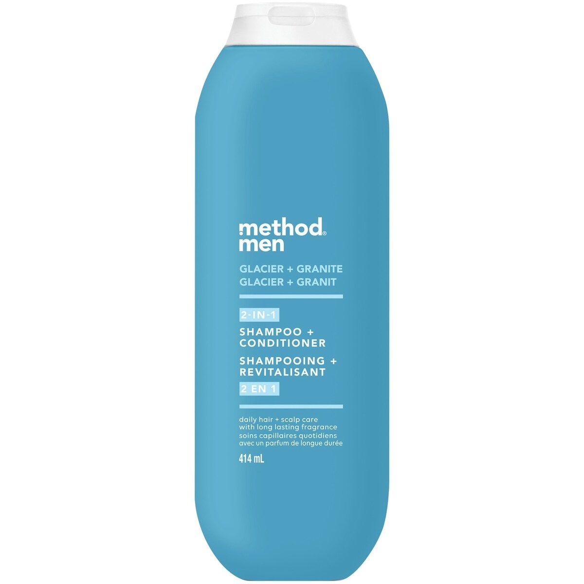 Pour des hommes Glacier + Granit 2 EN 1 Shampooing + Revitalisant
