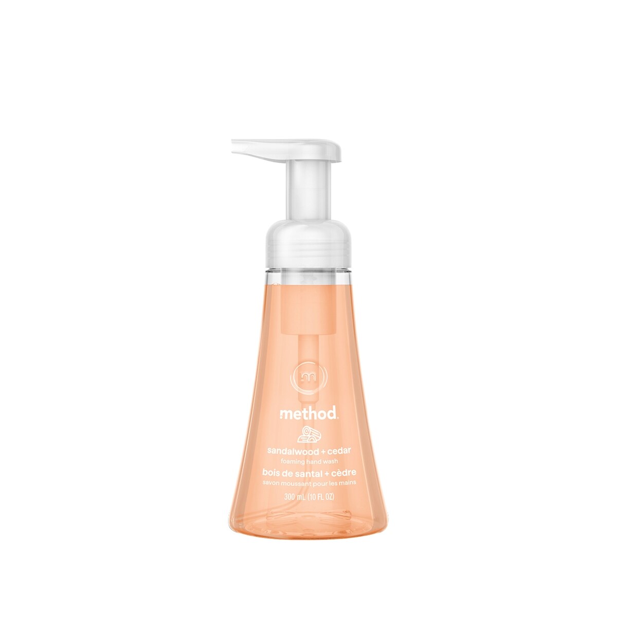 Bois de Santal + Cèdre Savon liquide moussant pour les mains