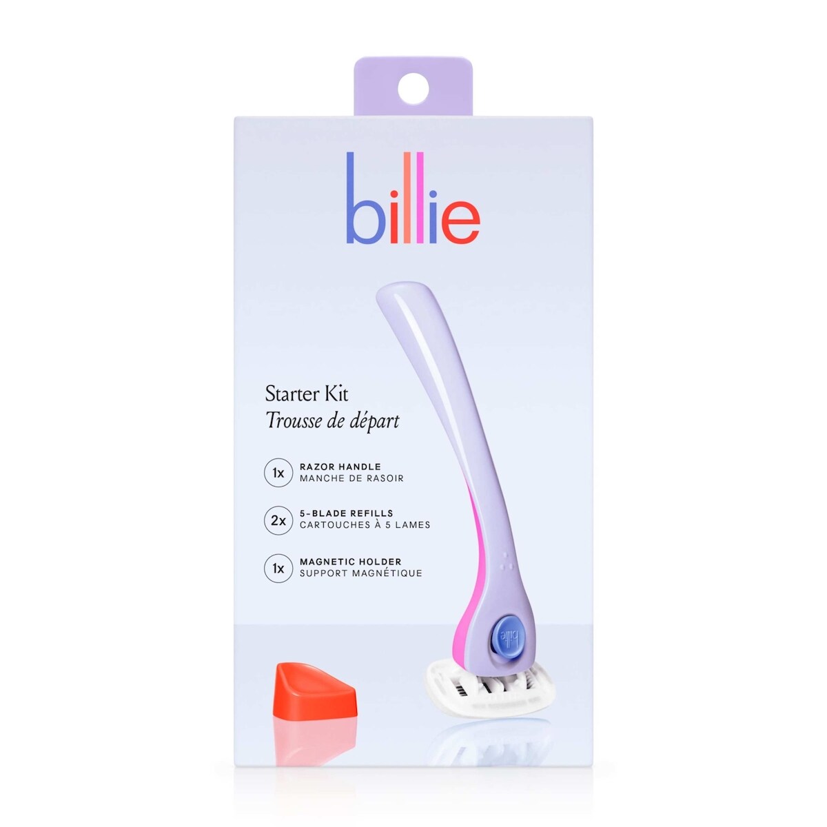 Trousse de départ de rasoir Billie pour femmes – Lilas