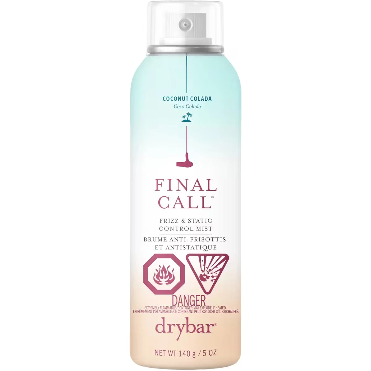 Final Call Brume Anti-Frisottis et Antistatique Parfum Coco Colada