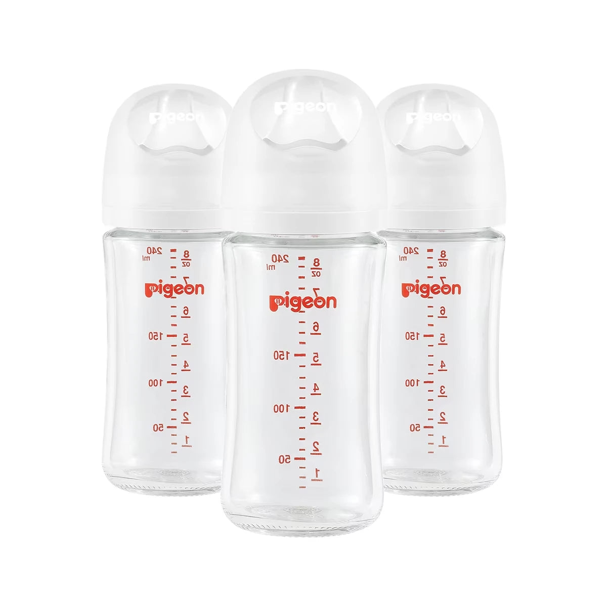 Biberon en verre 240 ml (8 oz) avec tétine M (3M+)