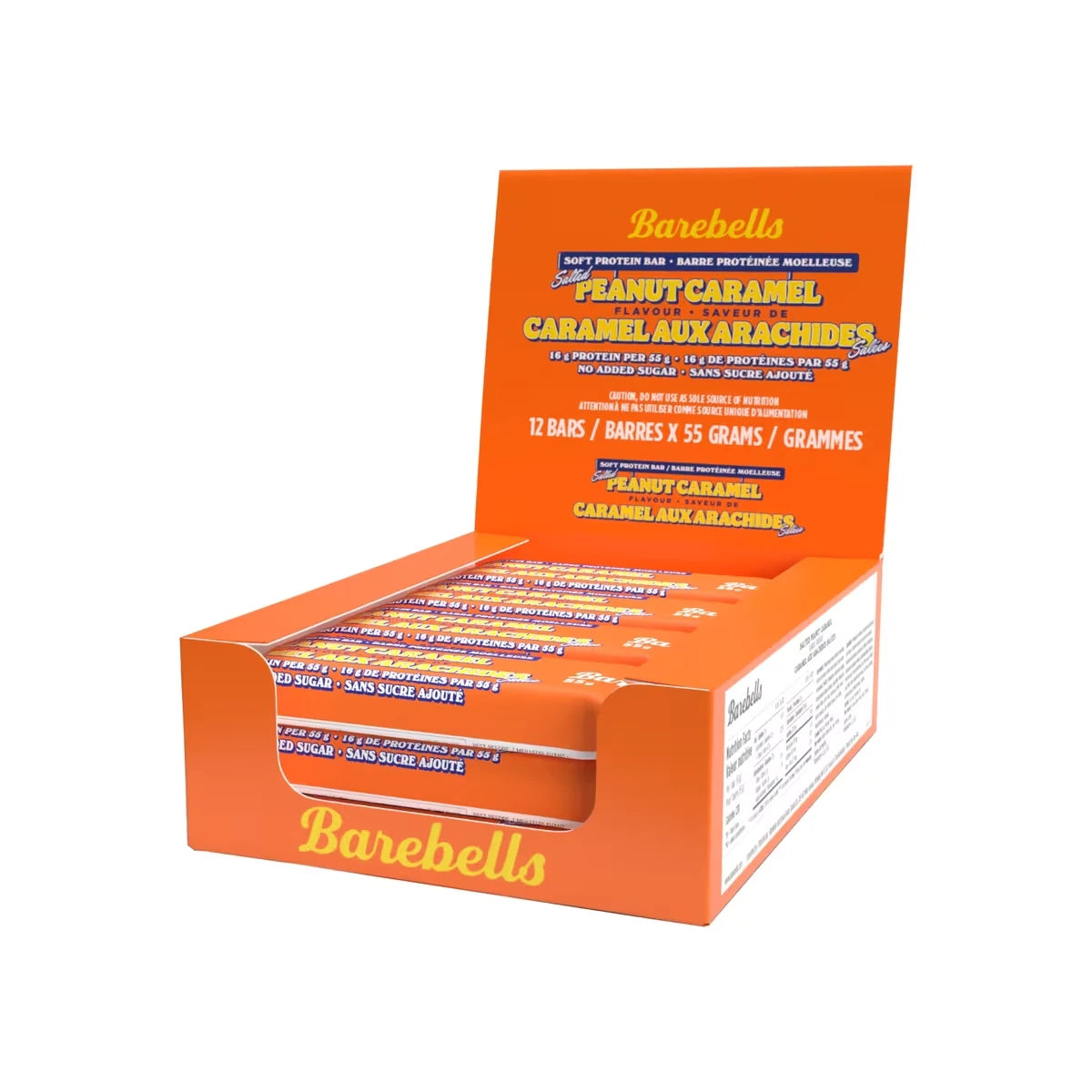 Barre de Proteine Moelleuse Caramel aux Arachides