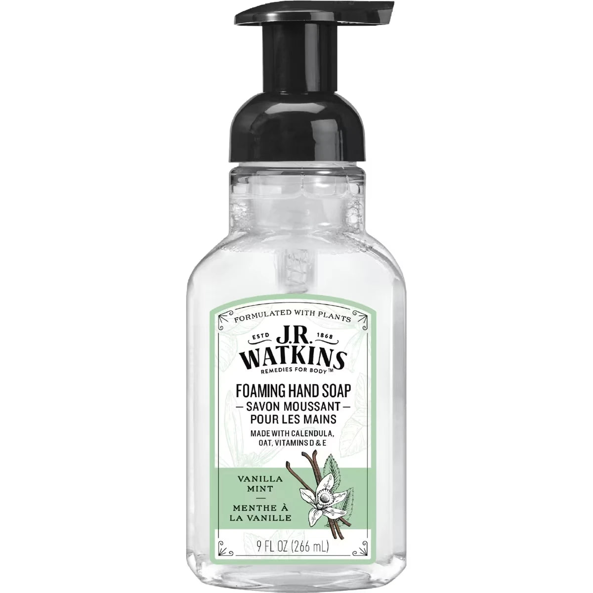 Savon Moussant Pour Les Mains, Menthe à La Vanille