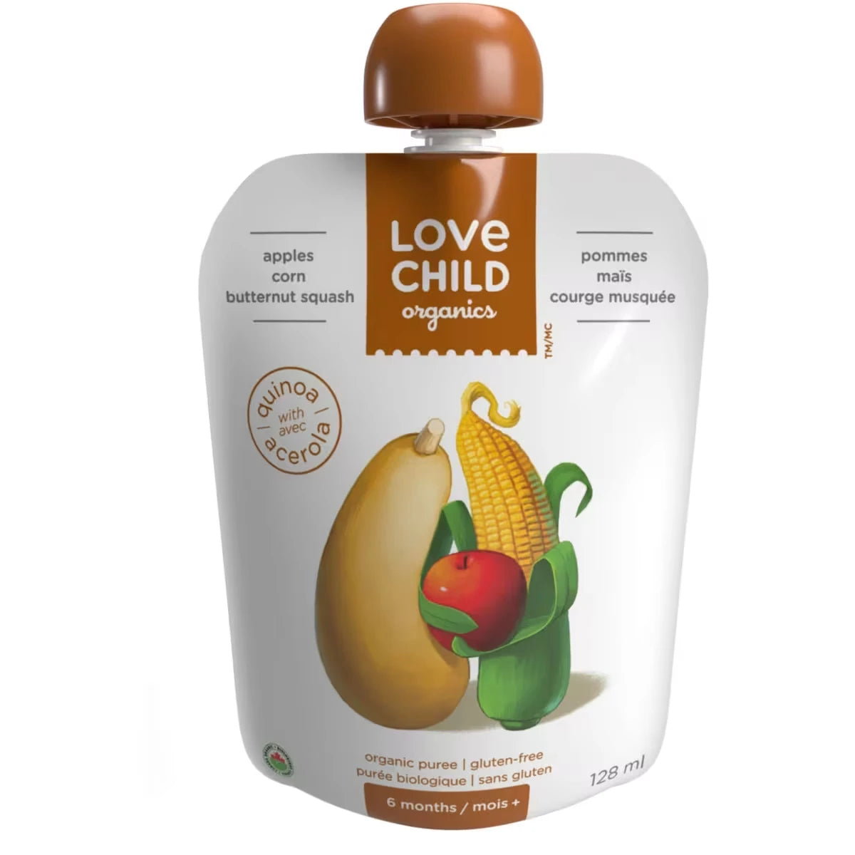 Purée pommes, maïs + courge musquée Superblends