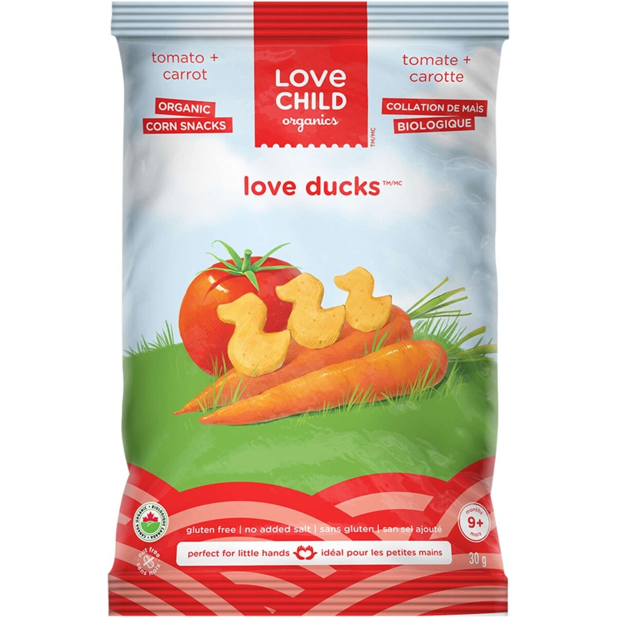 Collation tomate + carotte Love Ducks