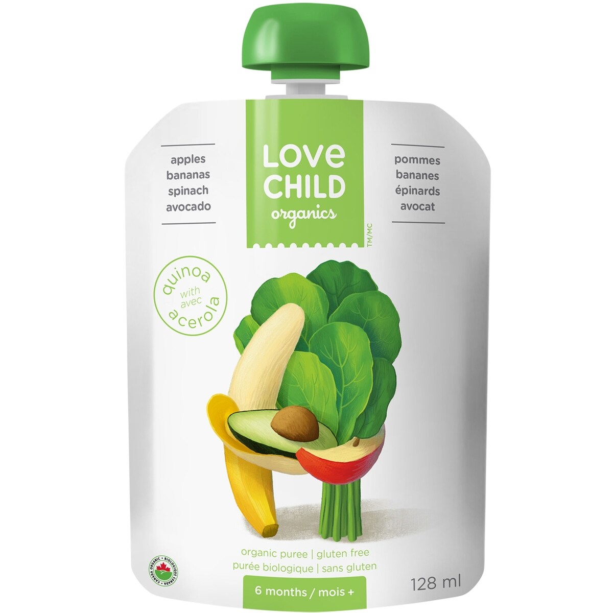 Superblends: pommes, bananes, épinards + avocat