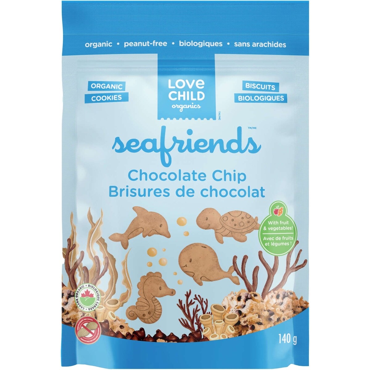 Biscuits brisures de chocolat Sea Friends