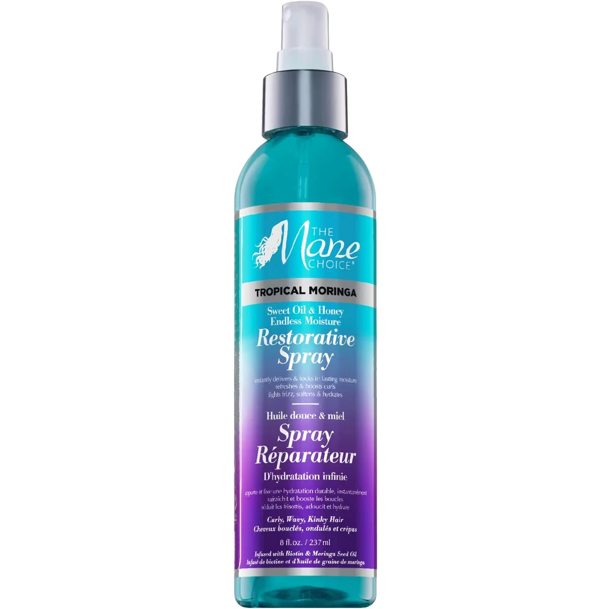 Tropical Moringa Huile douce & miel Spray reparateur D'Hydratation infinie