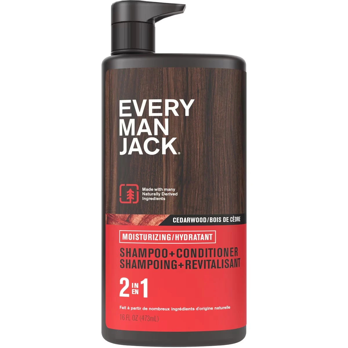 473ml 2in1 Shampoing Bois de Cèdre