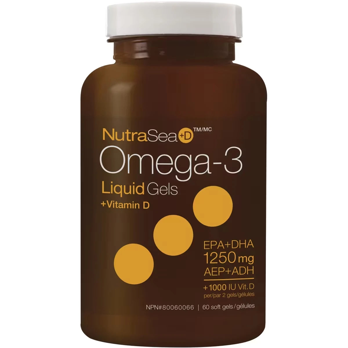 NutraSea+D Oméga-3 Gélules liquides