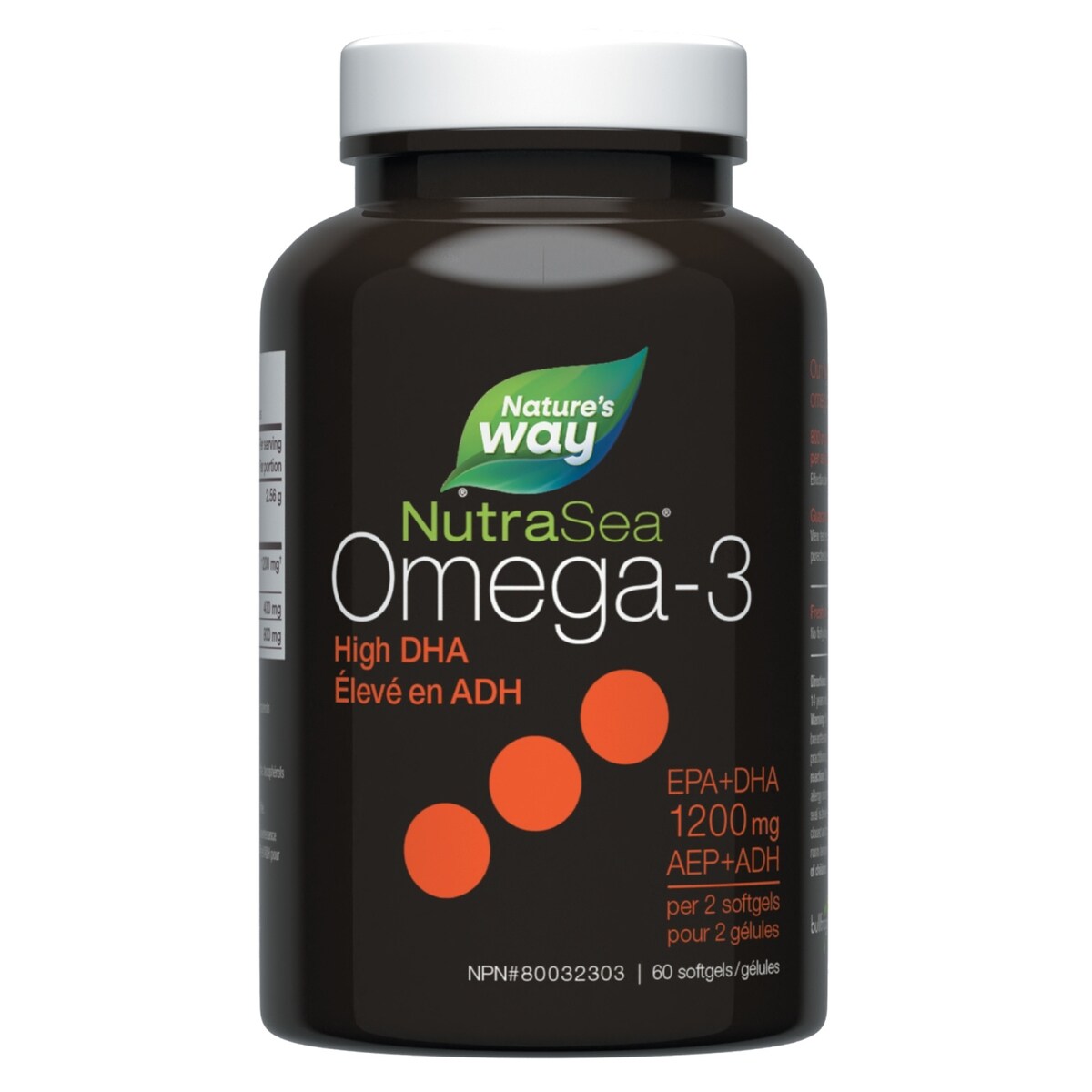 NutraSea Élevé en ADH Oméga-3