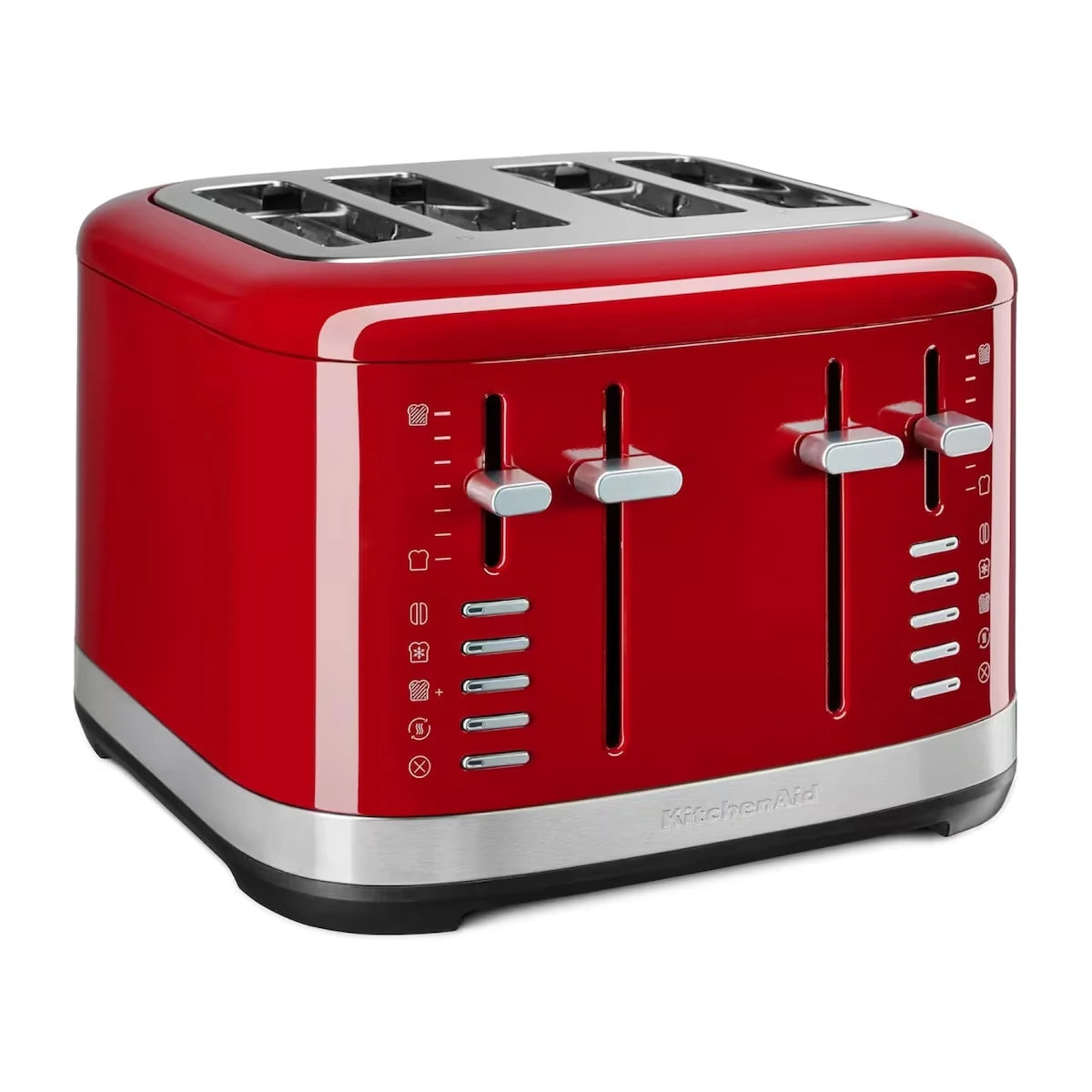 Grille Pain 4 Tranches Rouge