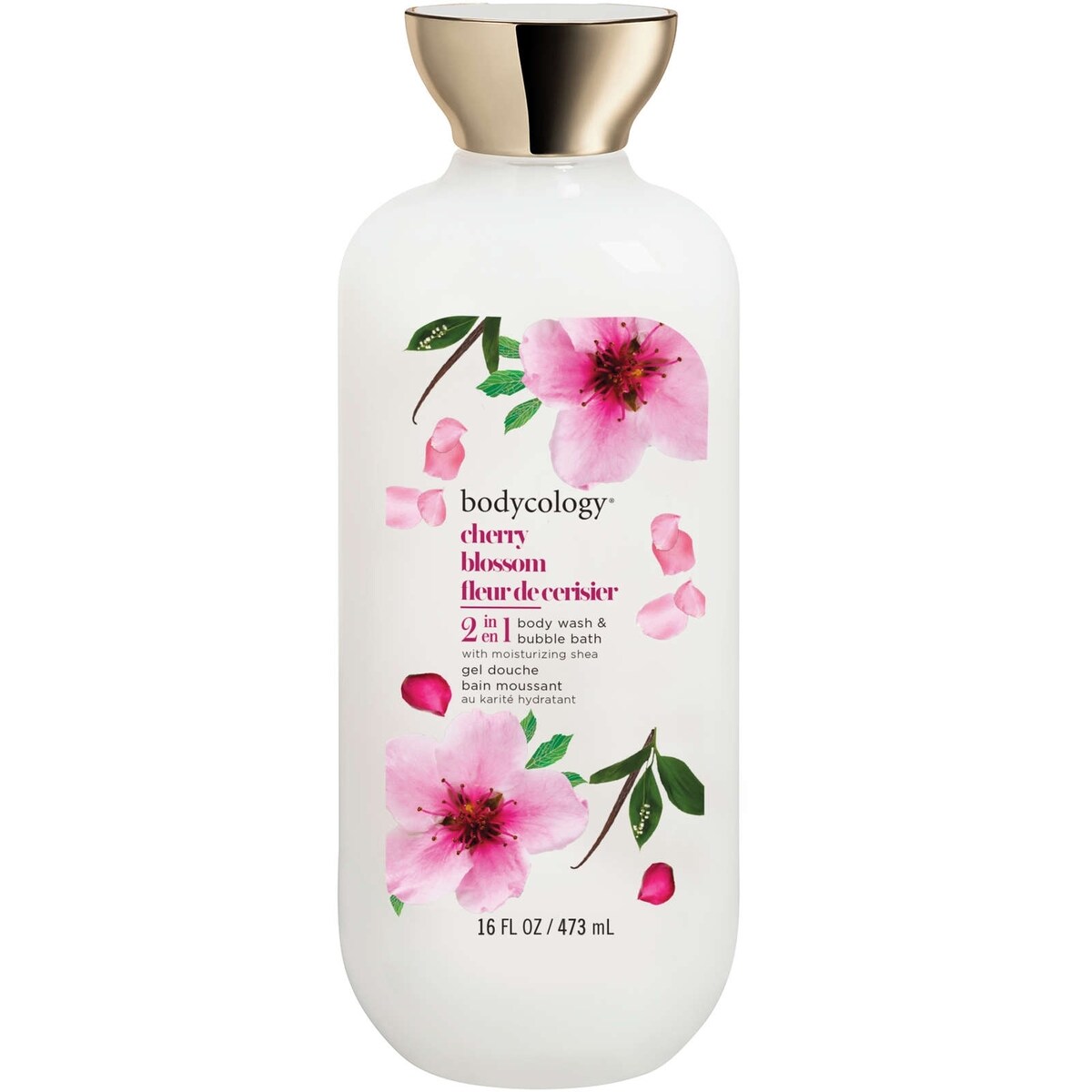Fleur de Cerisier Gel Douche Bain Moussant 2 en 1