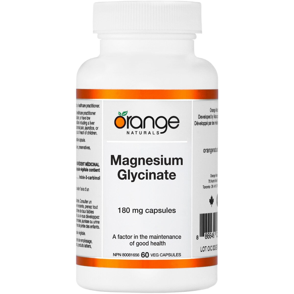 Glycinate de Magnésium 180MG