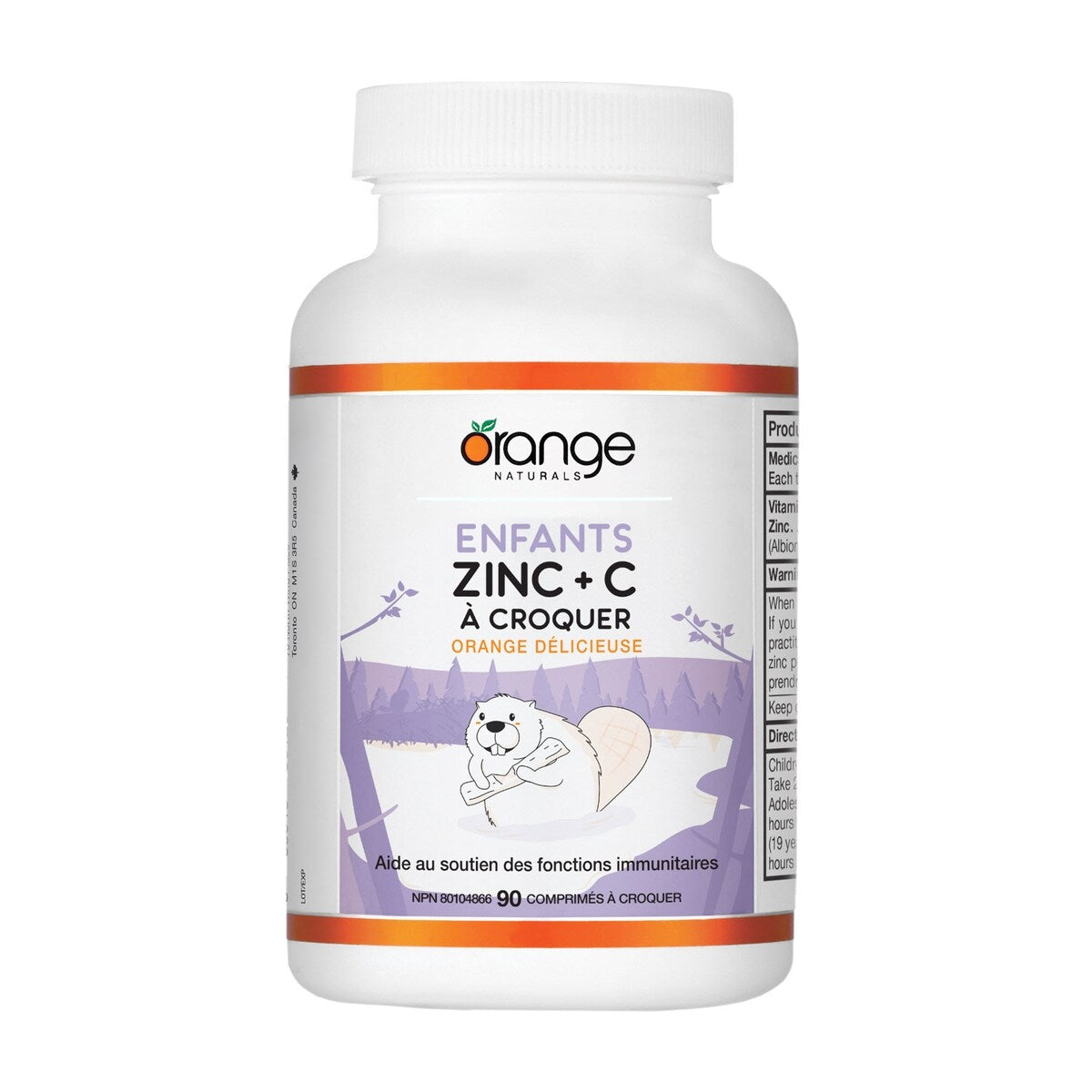 Enfants zinc + C à croquer - orange délicieuse