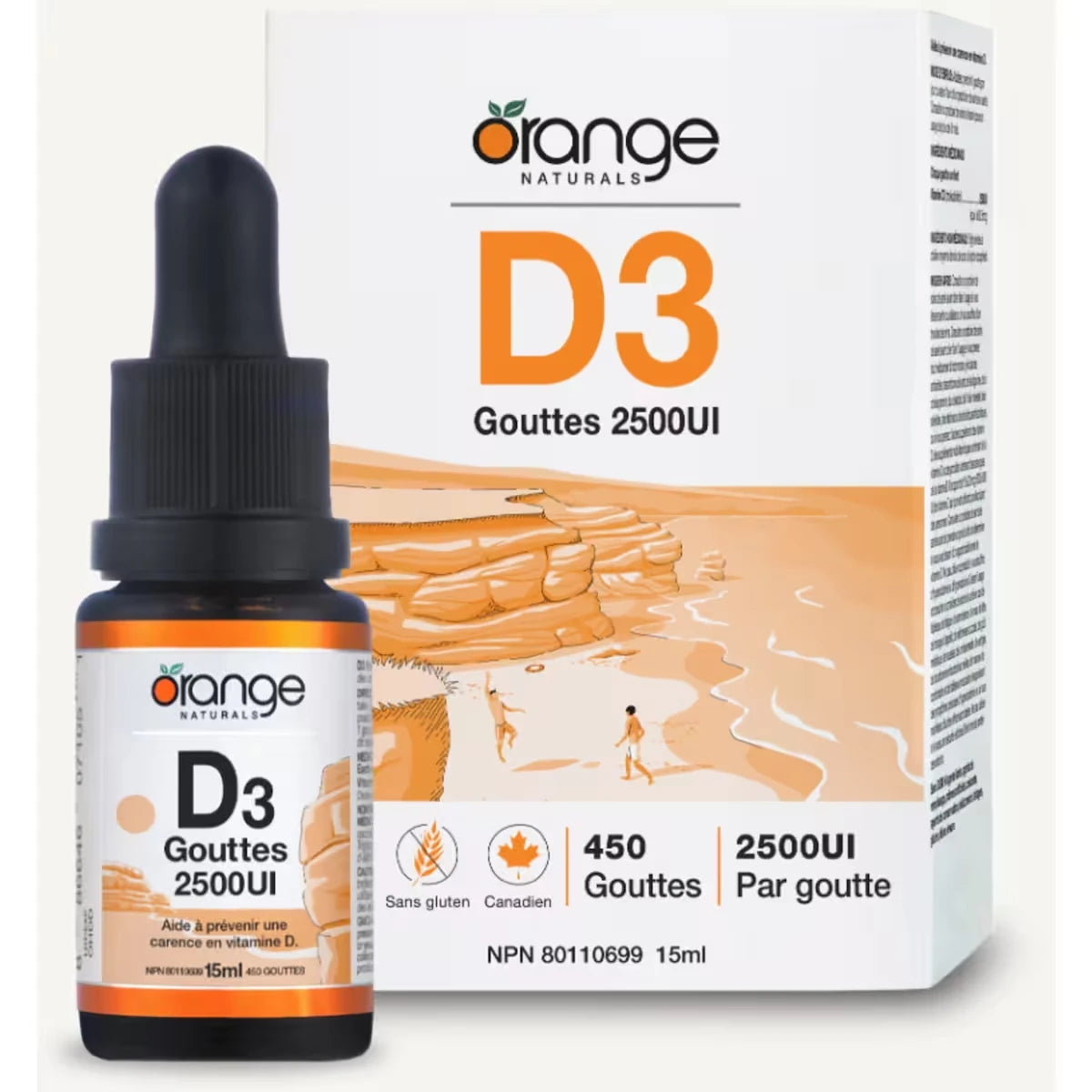 D3 Gouttes 2500Ul