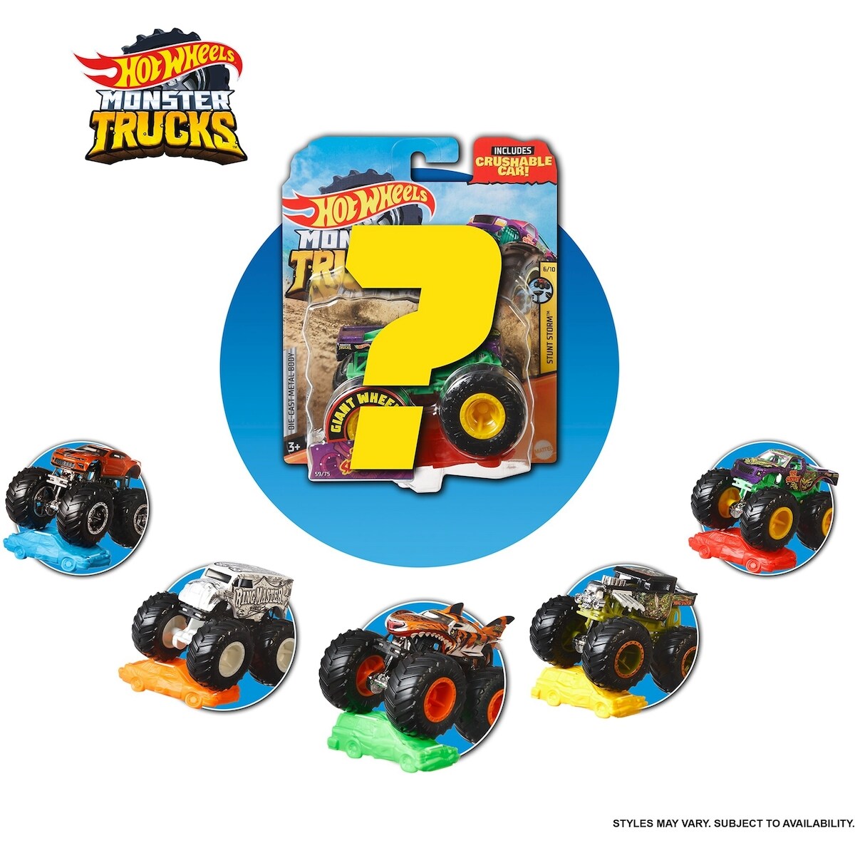 Monster Trucks® à l’échelle 1:64