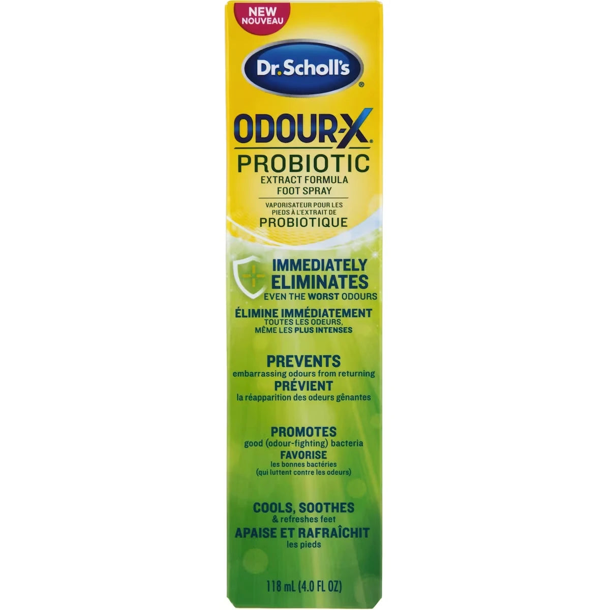 Odor-X Spray probiotique pour les pieds