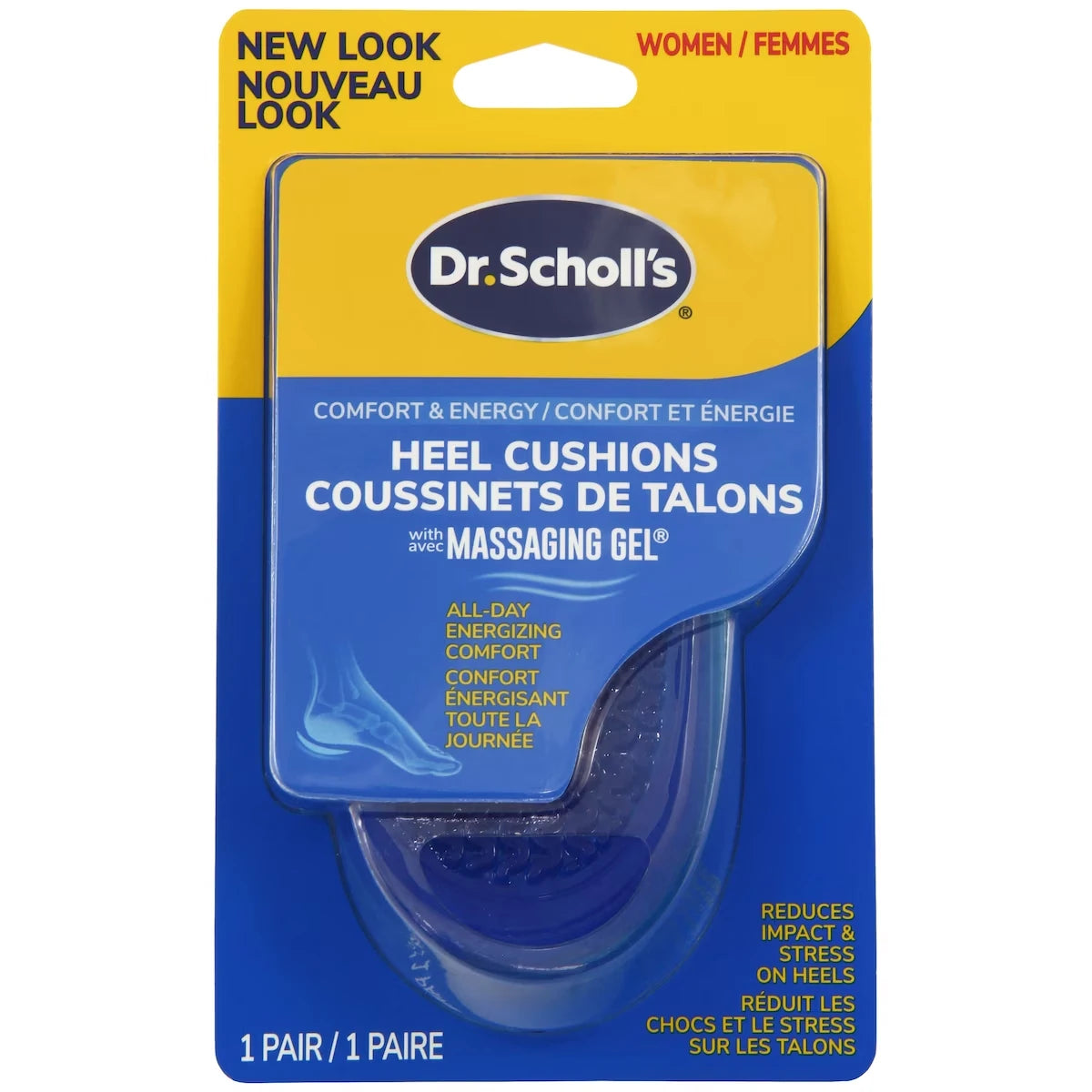 Coussinets pour talons Dr Scholl’s avec gel massant, pointures femmes 6-10