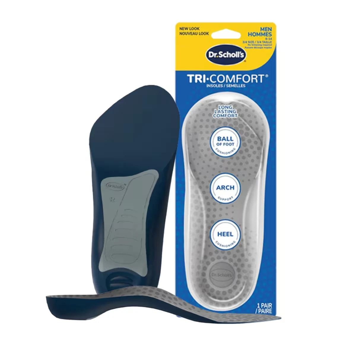 Semelles Dr Scholl’s Tri-confort, pour hommes pointure 8-14