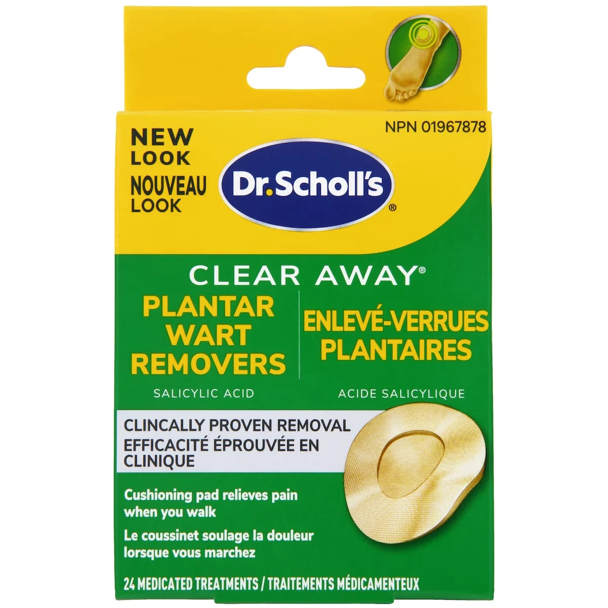 DS Traitement contre les verrues plantaires Clear Away