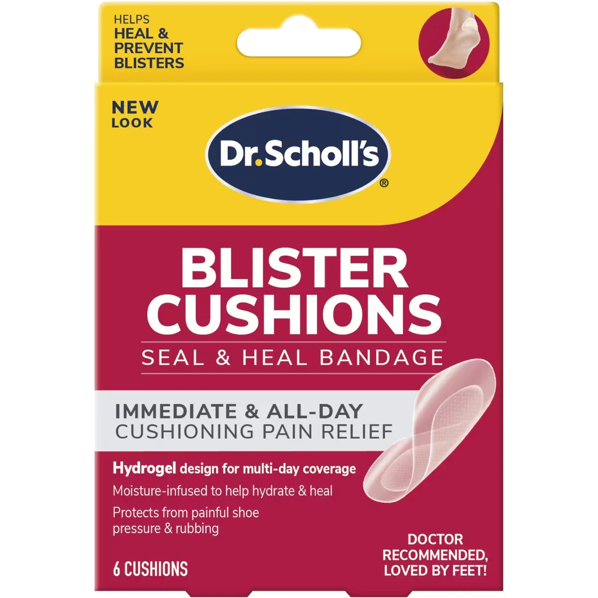 Dr. Scholl’s® coussinets pour ampoules avec la technologie DURAGELTM