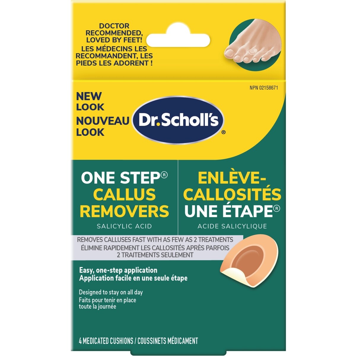 Dr. Scholl’s® enlève-callosités Une étape®