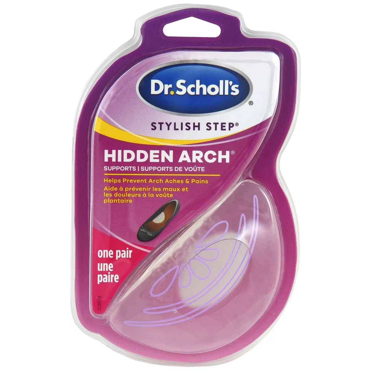 Coussinets de voûte plantaire Dr. Scholl’s® Aimez vos CHAUSSURES PLATES ET VOS SANDALES, femmes taille 6-10