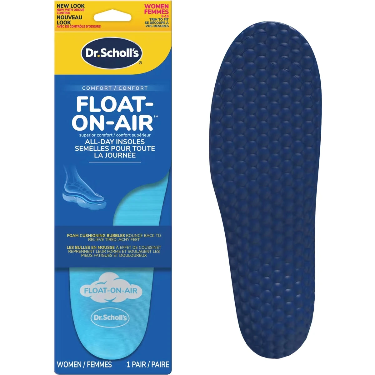 Semelles confort Float-On-Air® pour femmes, pleine longueur